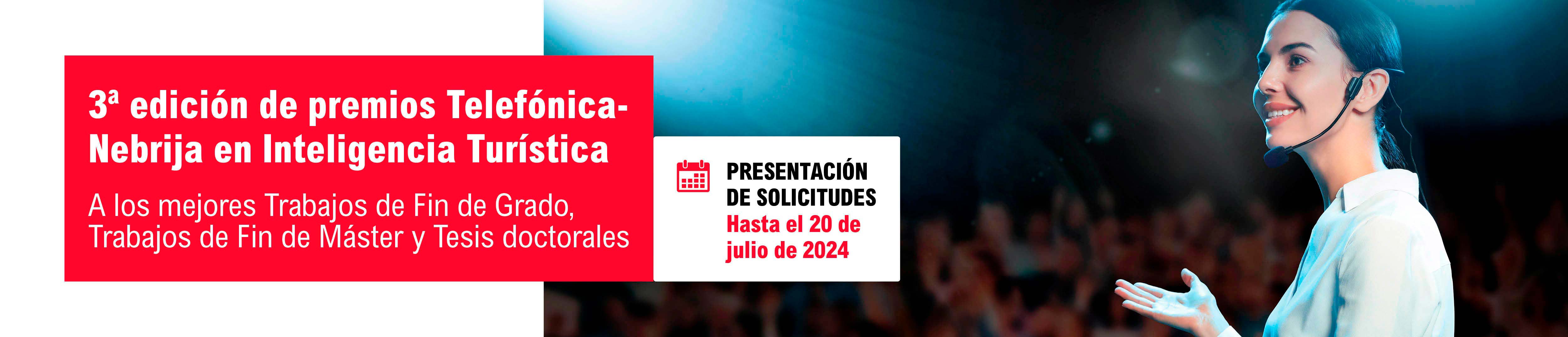 3ª edición de los Premios Cátedra Telefónica-Nebrija en Inteligencia Turística